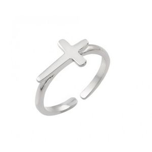 CROSS LEAH 925 STAMPED STERLING SILVER TOE RING!